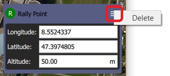 Delete Rally Point