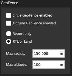 Safety Setup - Geofence (Copter)