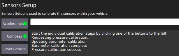 Calibrate Pressure Result