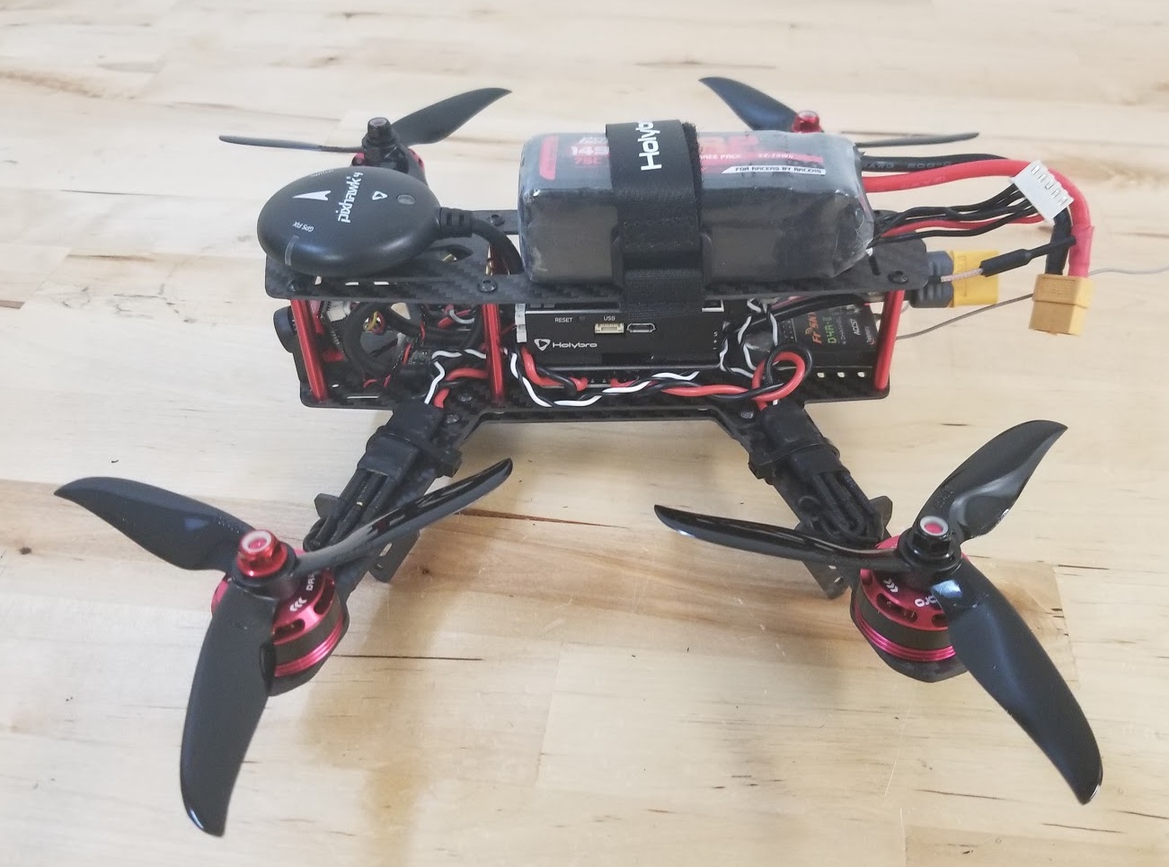 Assembled Holybro QAV250 with Pixhawk4 Mini