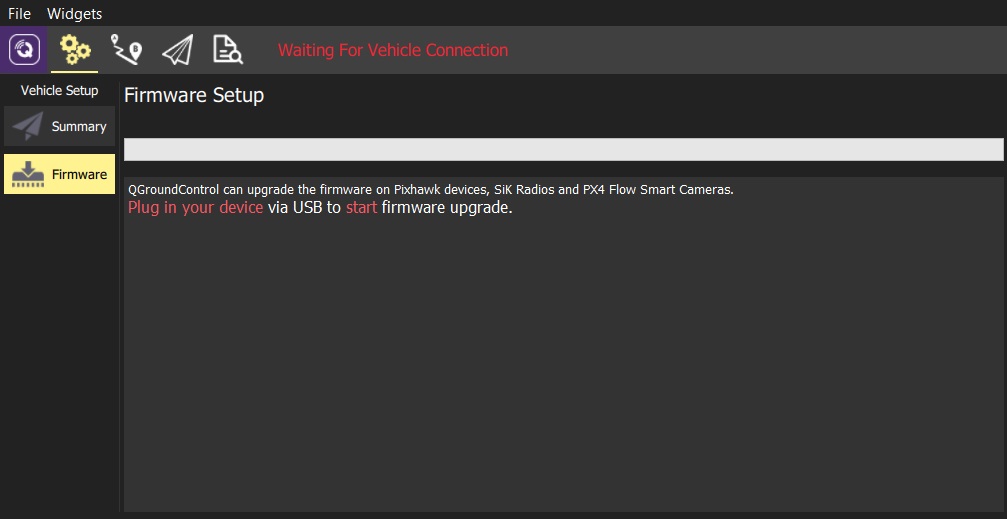 Firmware disconnected